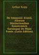 De Ammenii: Eranii, Aliorum Distinctionibus Synonymicis Earumque De Muni Fonte. (Latin Edition), Arthur Kopp 