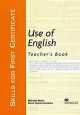 Skills for FCE - Use of English - Teacher''s Book, Malcolm Mann, Steve Taylore-Knowles 