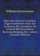 Uber Den Richard Cantillon Zugeschriebenen Essai Sur La Nature Du Commerce En General Mit Besonderer Berucksichtigung Der Lehren (German Edition), Wilhelm Kretzschmer 