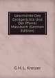 Geschichte Des Centgerichts Und Der Pfarrei Massbach (German Edition), G H. L. Kretzer 