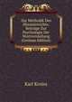 Zur Methodik Des Horunterrichts: Beitrage Zur Psychologie Der Wortvorstellung (German Edition), Karl Kroiss 