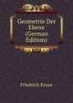Geometrie Der Ebene (German Edition), Friedrich Kruse 