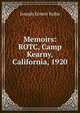 Memoirs: ROTC, Camp Kearny, California, 1920, Joseph Ernest Kuhn 
