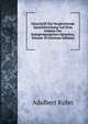 Zeitschrift Fur Vergleichende Sprachforschung Auf Dem Gebiete Der Indogermanischen Sprachen, Volume 29 (German Edition), Adalbert Kuhn 