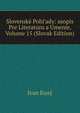 Slovensk? Pohl'ady: asopis Pre Literaturu a Umenie, Volume 15 (Slovak Edition), Ivan Kusy 