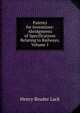 Patents for Inventions: Abridgments of Specifications Relating to Railways, Volume 1, Henry Reader Lack 