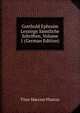 Gotthold Ephraim Lessings Samtliche Schriften, Volume 1 (German Edition), Titus Maccius Plautus 