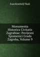 Monumenta Historica Civitatis Zagrabiae: Povijesni Spomenici Grada Zagreba, Volume 9, Ivan Krstitelj Tkali 
