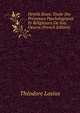 Henrik Ibsen: Etude Des Premisses Psychologiques Et Religieuses De Son Oeuvre (French Edition), Theodore Lasius 