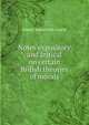 Notes expository and critical on certain British theories of morals, Laurie Simon Somerville 