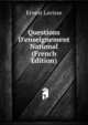 Questions D'enseignement National (French Edition), Ernest Lavisse 