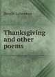 Thanksgiving and other poems, Bessie Lawrence 