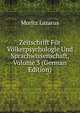 Zeitschrift Fur Volkerpsychologie Und Sprachwissenschaft, Volume 3 (German Edition), Moritz Lazarus 