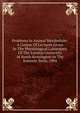 Problems In Animal Metabolism: A Course Of Lectures Given In The Physiological Laboratory Of The London University At South Kensington In The Summer Term, 1904, 