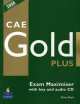 Cambridge Advanced English Gold Plus Maximiser With Key (+Cd), Elaine Boyd 
