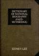 DICTIONARY OF NATIONAL BIOGRAPHY(FAED-MUYBRIDGE), Lee, Sidney Sir 