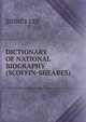DICTIONARY OF NATIONAL BIOGRAPHY(SCOFFIN-SHEARES), Lee, Sidney Sir 