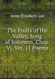 The Fruits of the Valley, Song of Solomon, Chap. Vi, Ver. 11 Poems, Anne Elizabeth Lee 