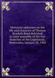 Memorial addresses on the life and character of Thomas Brackett Reed delivered in joint assembly of the two branches of the Legislature, Wednesday, January 28, 1903, 