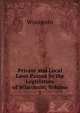 Private and Local Laws Passed by the Legislature of Wisconsin, Volume 1, Wisconsin 
