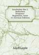 Geschichte Des 2. Badischen Dragoner-Regiments, Issue 21 (German Edition), Adolf Legde 