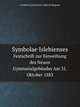 Symbolae Islebienses. Festschrift zur Einweihung des Neuen Gymnasialgebudes Am 31. Oktober 1883, Eisleben Gymnasium. Lehrerkollegium 