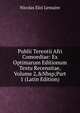 Publii Terentii Afri Comoediae: Ex Optimarum Editionum Textu Recensitae, Volume 2,&Nbsp;Part 1 (Latin Edition), Nicolas Eloi Lemaire 