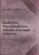 Gedichte: Verschiedenen Inhalts (German Edition), Ludwig Friedrich Lenz 