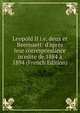 Leopold II i.e. deux et Beernaert: d'apr?s leur correspondance in'edite de 1884 ? 1894 (French Edition), 
