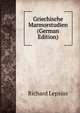 Griechische Marmorstudien (German Edition), Richard Lepsius 