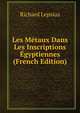 Les Metaux Dans Les Inscriptions Egyptiennes (French Edition), Richard Lepsius 
