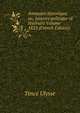 Annuaire historique, ou, histoire politique et litteraire Volume 1823 (French Edition), Tence Ulysse 