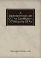 A Redetermination Of The Coefficient Of Viscosity Of Air, Harrington Ertle Leslie 