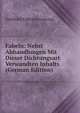 Fabeln: Nebst Abhandlungen Mit Dieser Dichtungsart Verwandten Inhalts (German Edition), Gotthold Ephraim Lessing 