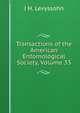 Transactions of the American Entomological Society, Volume 33, J H. Levyssohn 