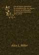 List of theses submitted by candidates for the degree of doctor of philosophy in Columbia University, 1872-1910, Alice L. Miller 