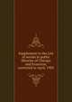 Supplement to the List of serials in public libraries of Chicago and Evanston, corrected to April, 1903, 