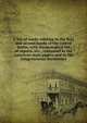 A list of works relating to the first and second banks of the United States, with chronological list of reports, etc., contained in the American state papers and in the Congressional documents, 
