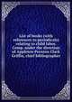 List of books (with references to periodicals) relating to child labor. Comp. under the direction of Appleton Prentiss Clark Griffin, chief bibliographer, 