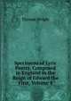 Specimens of Lyric Poetry, Composed in England in the Reign of Edward the First, Volume 4, Thomas Wright 