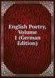 English Poetry, Volume 1 (German Edition), 