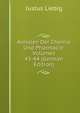 Annalen Der Chemie Und Pharmacie, Volumes 43-44 (German Edition), Justus Liebig 