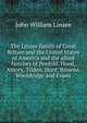 The Linzee family of Great Britain and the United States of America and the allied families of Penfold, Hood, Amory, Tilden, Hunt, Browne, Wooldridge and Evans, John William Linzee 