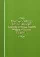 The Proceedings of the Linnean Society of New South Wales, Volume 13, part 1, 