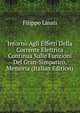 Intorno Agli Effetti Della Corrente Elettrica Continua Sulle Funzioni Del Gran-Simpatico, Memoria (Italian Edition), Filippo Linati 
