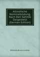 Altindische Nominalbildung, Nach Den Sahitas Dargestellt (German Edition), Wilhelm Bruno Lindner 