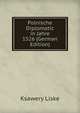 Polnische Diplomatic in Jahre 1526 (German Edition), Ksawery Liske 