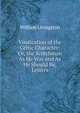 Vindication of the Celtic Character: Or, the Scotchman As He Was and As He Should Be, Letters, William Livingston 