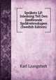 Sprakets Lif: Inledning Tell Den Jamforande Sprakvetenskapen (Swedish Edition), Karl Ljungstedt 
