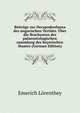 Beitrage zur Decapodenfauna des ungarischen Tertiars. Uber die Brachyuren der palaeontologischen sammlung des bayerischen Staates (German Edition), Emerich Lorenthey 